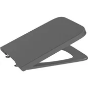 Deski sedesowe - Roca Inspira Square deska sedesowa wolnoopadająca onyks A80153264B - miniaturka - grafika 1