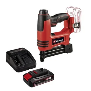Gwoździarka akumulatorowa EINHELL 2w1 4257790 + Akumulator EINHELL 4512097 2.5 Ah 18V + Ładowarka - Gwoździarki i zszywacze - miniaturka - grafika 1