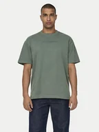 Koszulki męskie - Only & Sons T-Shirt 22028766 Zielony Relaxed Fit - miniaturka - grafika 1