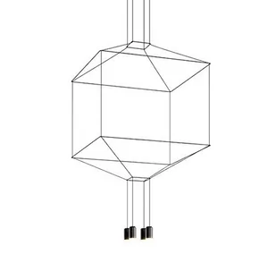 Kinghome Lampa wisząca FLUSSO 4 015-flusso4 91906 - Lampy sufitowe - miniaturka - grafika 2