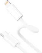 Kable USB - D-Fruit cable USB-C - Lightning 1m, white (DF118) - miniaturka - grafika 1