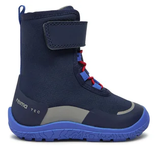 Śniegowce Reima Talvella  5400150A Granatowy - Buty dla chłopców - miniaturka - grafika 1