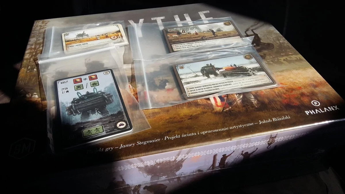 Phalanx Games Polska Scythe Karty promocyjne KICKSTARTER ZESTAW 1