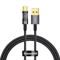 Kable USB - Kabel USB do USB-C Baseus Explorer, 100W, 1m (czarny) - miniaturka - grafika 1