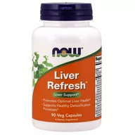 Suplementy naturalne - Now Foods Liver Refresh (90 kaps.) - miniaturka - grafika 1