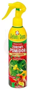 Spray z cynkiem Zdrowy Pomidor jest gotowym do użycia nawozem dolistnym.
Pozwala uzyskać wzrost kwitnienia i zdrowsze owoce. - Nawozy ogrodnicze - miniaturka - grafika 1