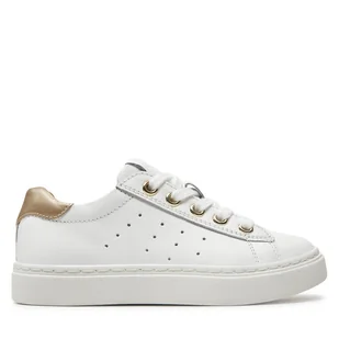 Sneakersy Geox J Nashik Girl J4586B 00085 C1000 S Biały - Buty dla dziewczynek - miniaturka - grafika 1