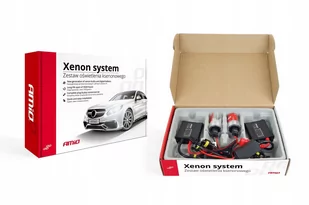 ZESTAW HID XENON ŻARNIKI SLIM H7 8000K AMiO - Żarówki samochodowe - miniaturka - grafika 1