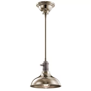 Elstead Lighting Plafon LAMPA sufitowa KL/COBSONTRIO PN KICHLER industrialna OPRAWA metalowa nikiel polerowany - Lampy sufitowe - miniaturka - grafika 1