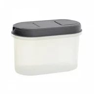 Pojemniki kuchenne - Plast Team POLAND SP. Z O.O. Pojemnik Z Dozownikiem 1,2l 1125 Szary TEA000428 - miniaturka - grafika 1