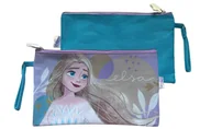 Piórniki - Piórnik Saszetka Kosmetyczka Elza Elsa Kraina Lodu Frozen Disney Duży 24/15 Cm - miniaturka - grafika 1