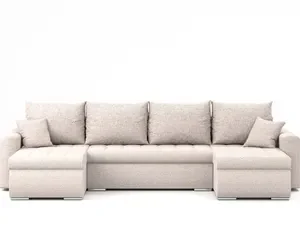 Narożnik Luis, narożnik U-kształt, sofa, kanapa, z funkcją spania, pojemnik na łóżko, dekoracyjne pikowanie, meble tapicerowane, Storm 02 - Narożniki Narożnik Luis, narożnik U-kształt, sofa, kanapa, z funkcją spania, pojemnik na łóżko, dekoracyjne pikowanie, meble tapicerowane, Storm 02 - Narożniki - miniaturka - grafika 1