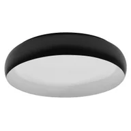 Lampy sufitowe - LEDVANCE ORBIS Livia lampa sufitowa LED z metalowym pierścieniem, czarno-biała, 36W, 2400lm, 3000K, 520mm, 830 przyjazna ciepła biel, możliwość ściemniania w 3 krokach przez kliknięcie, IP20, śruby montażowe i kołki w zestawie - miniaturka - grafika 1