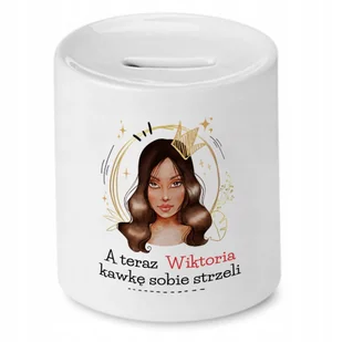 Skarbonka dla Wiktorii na Urodziny Idealny Prezent z Nadrukiem ze Zdjęciem + Opakowanie na prezent (wzór 03) - Skarbonki Skarbonka dla Wiktorii na Urodziny Idealny Prezent z Nadrukiem ze Zdjęciem + Opakowanie na prezent (wzór 03) - Skarbonki - miniaturka - grafika 1