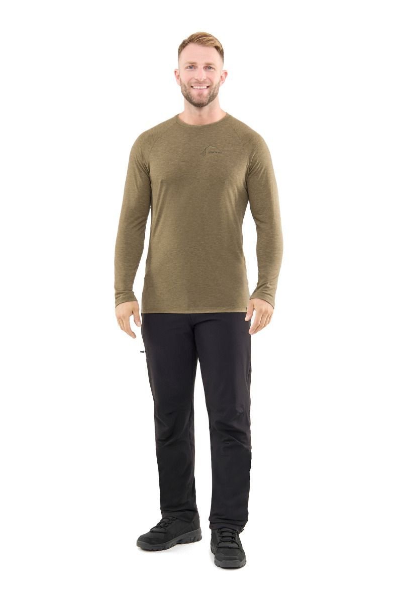 Viking Koszulka trekkingowa męska Andali LS oliwkowa L