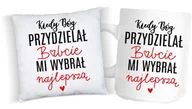 Gadżety dla niej i dla niego - zestaw poduszka plus kubek dla babci od wnuczka wnuczki - miniaturka - grafika 1