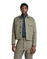 Kurtki męskie - G-STAR RAW Męska kurtka kieszonkowa z klapką, Zielony (Dk Shamrock GD D111-B563), XL - miniaturka - grafika 1