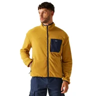 Bluzy męskie - Polar męski Regatta Frankie rozsuwany musztardowy bluza-XL - miniaturka - grafika 1