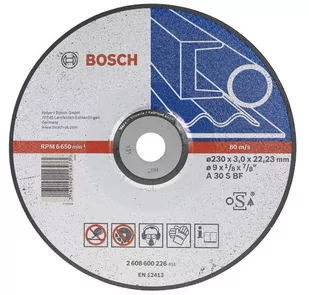 Bosch tarcza tnąca A 30 S BF 230x3mm wygięta - Tarcze do pił - miniaturka - grafika 1