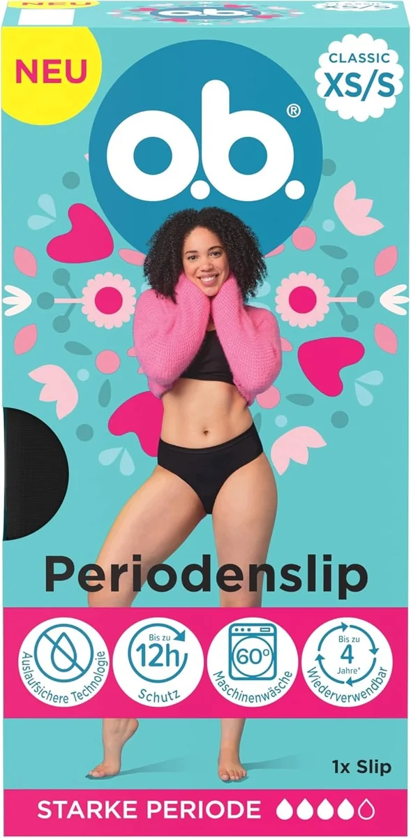 Majtki menstruacyjne XS-S bielizna okresowa do 12 godzin