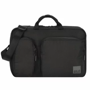 Teczki i aktówki - Jack Wolfskin New York 2in1 Messenger 44 cm przegroda na laptopa ultra black - grafika 1