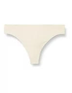 Majtki damskie - women'secret Damskie bezszwowe stringi żółte slipy, kość słoniowa, XS - miniaturka - grafika 1