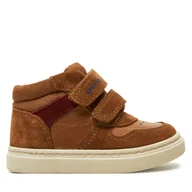 Buty dla chłopców - Sneakersy Geox B Nashik Boy B465NA 022CL C6078 M Brązowy - miniaturka - grafika 1