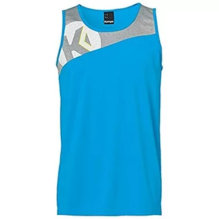 Koszulki sportowe męskie - Kempa Core 2.0 Singlet odzież wierzchnia dla dorosłych, kolor: niebieski/ciemnoszary melan, L - grafika 1