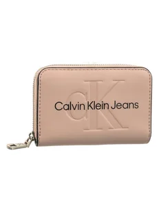 Calvin Klein Portfel w kolorze beżowym - 11 x 7,5 x 2 cm - Portfele - miniaturka - grafika 1