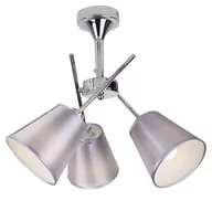 Lampy sufitowe - Candellux VOX LAMPA WISZĄCA 3X40W E14 CHROM Z ABAŻUREM - miniaturka - grafika 1