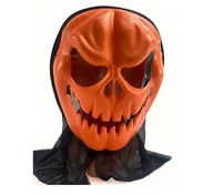 Dodatki do strojów karnawałowych - Maska Dynia Halloween z kapturem A2282 - miniaturka - grafika 1