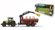 Samochody i pojazdy dla dzieci - Traktor z przyczepką HDS, ciągnik rolniczy z przyczepą - światło i dźwięk - miniaturka - grafika 1