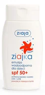 Balsamy i kremy do opalania - Ziaja Ziajka Słoneczna emulsja wodoodporna dla dzieci powyżej 12 miesięcy SPF50+ 125ml - miniaturka - grafika 1