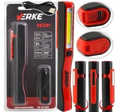 Oświetlenie warsztatowe - Latarka Warsztatowa Lampka Usb Led Cob 3+1 Verke - miniaturka - grafika 1