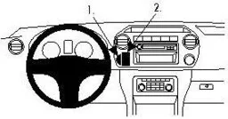 ProClip do Volkswagen Amarok 11-16 - Uchwyty samochodowe do telefonów - miniaturka - grafika 1