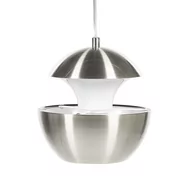 Lampy sufitowe - Beliani Lampa wisząca Lampa wisząca metalowa srebrna BOJANA - miniaturka - grafika 1