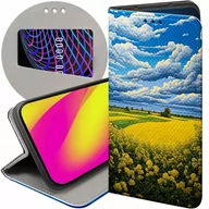 Etui i futerały do telefonów - ETUI Z KLAPKĄ DO MOTOROLA MOTO G52 WZORY CHMURY NIEBO BŁĘKIT FUTERAŁ CASE - miniaturka - grafika 1