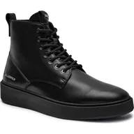 Moda i Uroda OUTLET - Karl Lagerfeld Skórzane sneakersy FLINT - miniaturka - grafika 1