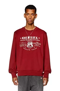 Diesel Męska bluza z okrągłym dekoltem, 40 Lat, M - Bluzy męskie - miniaturka - grafika 1