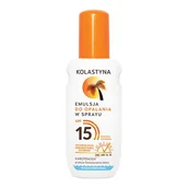 Balsamy i kremy do opalania - KOLASTYNA Emulsja do opalania w sprayu SPF 15, 200 ml - miniaturka - grafika 1