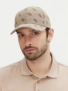 Guess Czapka z daszkiem M5GZ18 WGUE0 Brązowy - Czapki i chusty sportowe męskie - miniaturka - grafika 1