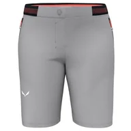 Spodenki damskie - SALEWA Pedroc DST W szorty, Alloy, XXS - miniaturka - grafika 1