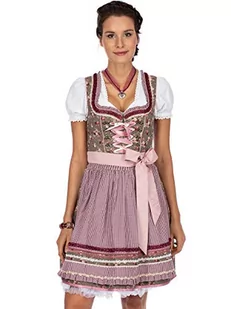 Stockerpoint Sukienka damska Dirndl Talita na specjalne okazje, orzechowo-bordowy, 30 - Sukienki - miniaturka - grafika 1