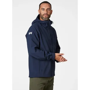 Męska kurtka softshellowa Helly Hansen Paramount Hooded Softshell Jacket Men navy - M - Kurtki i kamizelki sportowe męskie - miniaturka - grafika 1