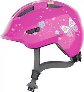 Abus Smiley 3.0 Helmet Kids, różowy M | 50-55cm 2022 Kaski dla dzieci 67258 - Kaski rowerowe - miniaturka - grafika 1