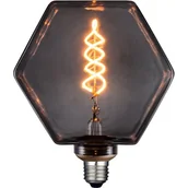 Żarówki LED - Polux Przydymiona żarówka geometryczna DecoVintage 317896 LB16 LED E27 sześciokąt 4W 50lm 230V biała ciepła __code-71874 - miniaturka - grafika 1