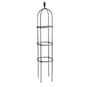 Pozostałe akcesoria do uprawy roślin - Czarna pergola na róże, wysokość 180 cm, metalowa - Cultivo - miniaturka - grafika 1