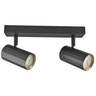 Lampa sufitowa GOLDLUX Nicea 2 323422 Czarno-złoty - Lampy sufitowe - miniaturka - grafika 1