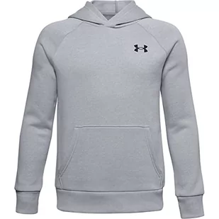 Under Armour RIVAL COTTON HOODIE-GRY - Bluzy damskie - miniaturka - grafika 1