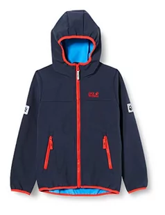 Jack Wolfskin Męska Kurtka Softshellowa Fourwinds Kids Oddychająca Dziecięca - Kurtki męskie - miniaturka - grafika 1